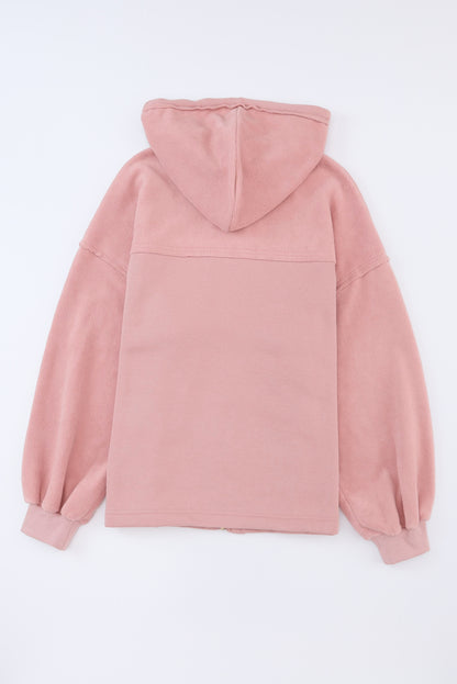 Hoodie Jacket with Flap Pockets