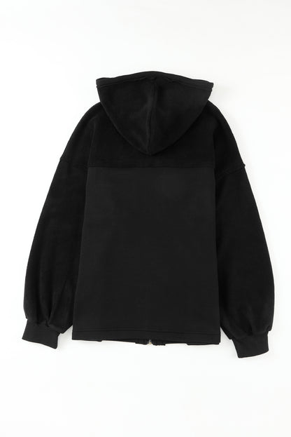 Hoodie Jacket with Flap Pockets