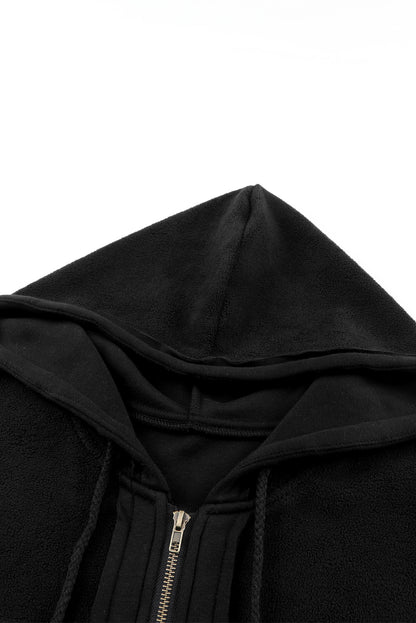 Hoodie Jacket with Flap Pockets