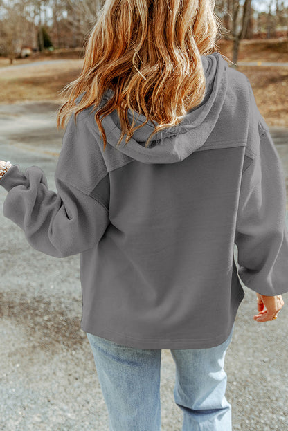 Hoodie Jacket with Flap Pockets